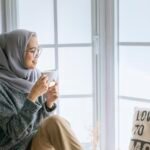 self-care, woman, hijab